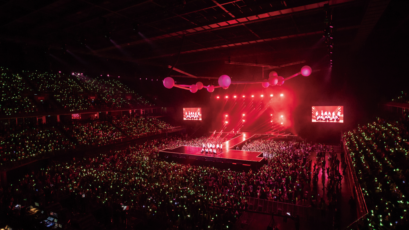 KCON stage of CJ ENM